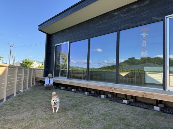 新築住宅ドッグラン